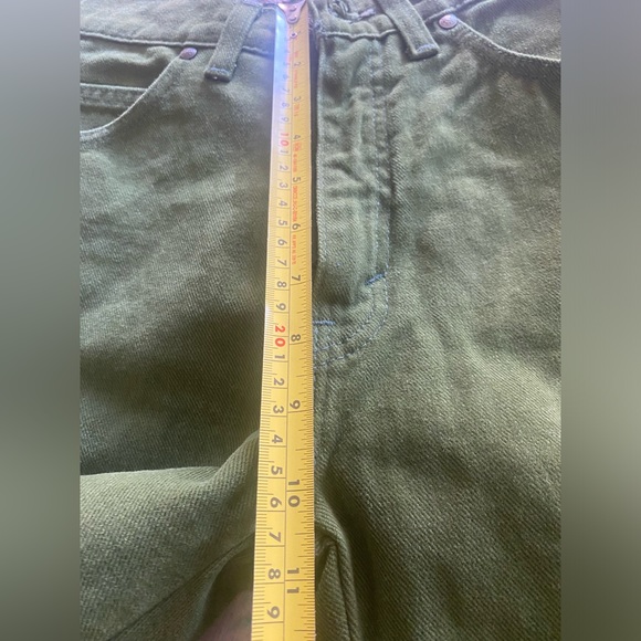 Vintage Levi's 900 Series Green Denim Jeans size 27/7 - Picture 10 of 11